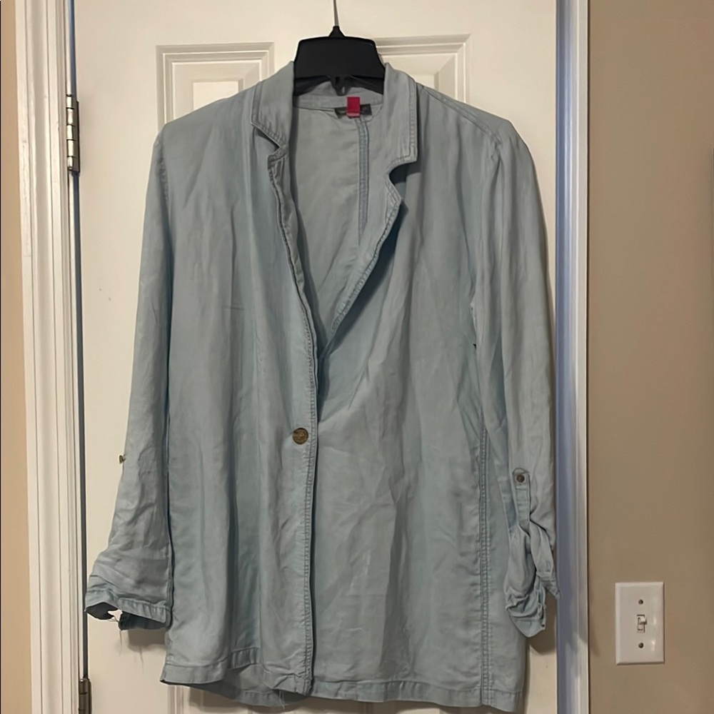 NWOT Vince Camuto Light Blue  unconstructed Blazer